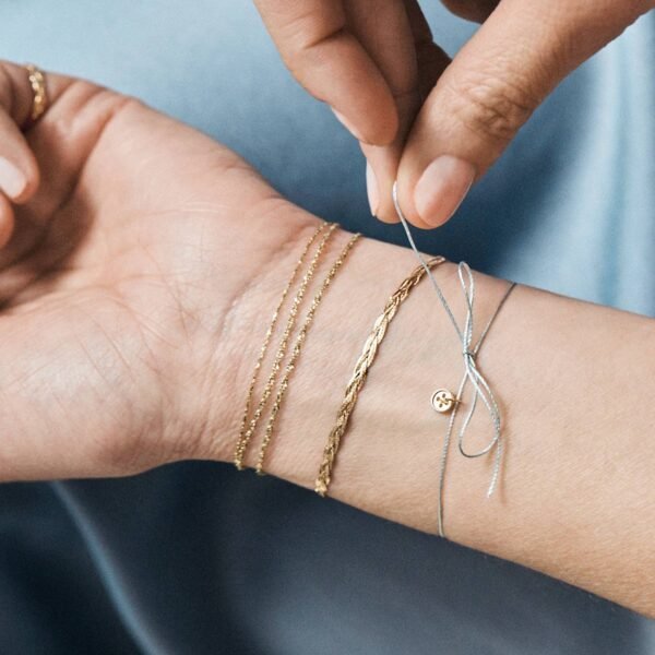 Entwined Braided Chain Bracelet - Image 2