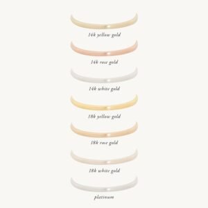 Catbird Classic Wedding Bands, Flat Band, 1mm