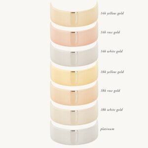 Catbird Classic Wedding Bands, Flat Band, 6mm