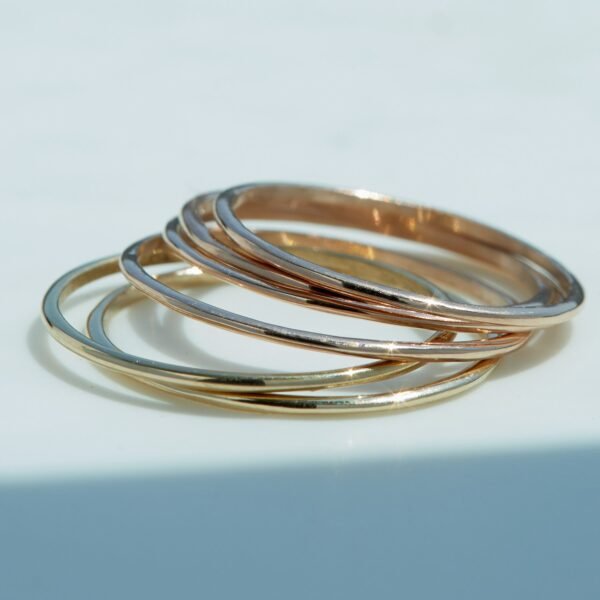 Grand Mignon Gold Stacking Ring - Image 6