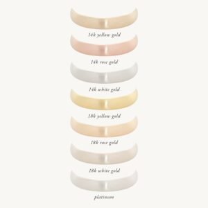 Catbird Classic Wedding Bands, Half Round Band, 3mm