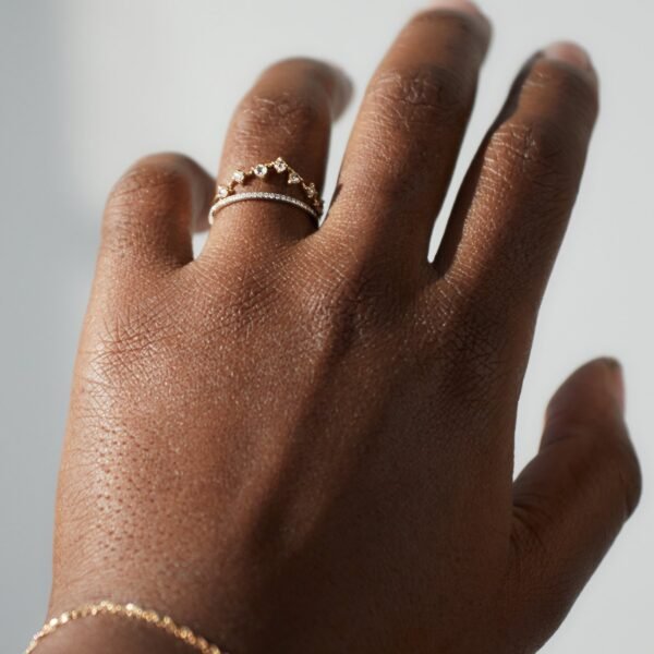 Fairy Light Eternity Diamond Band - Image 3