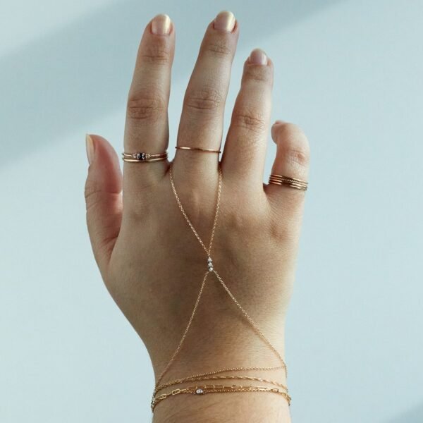 Grand Mignon Gold Stacking Ring - Image 4