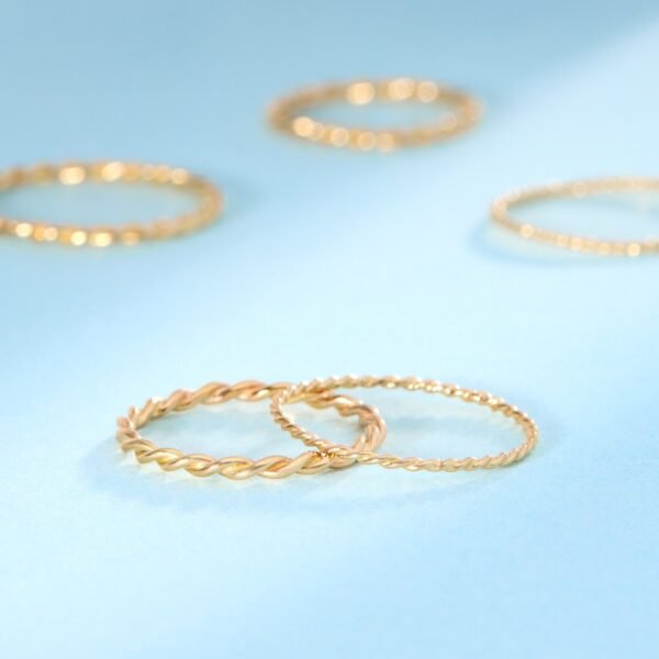 Grand Twisted Stacker Ring - Image 7