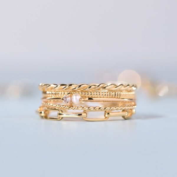 Grand Twisted Stacker Ring - Image 8