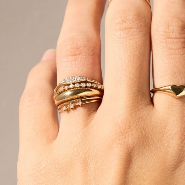 City Moon Diamond Ring - Image 3