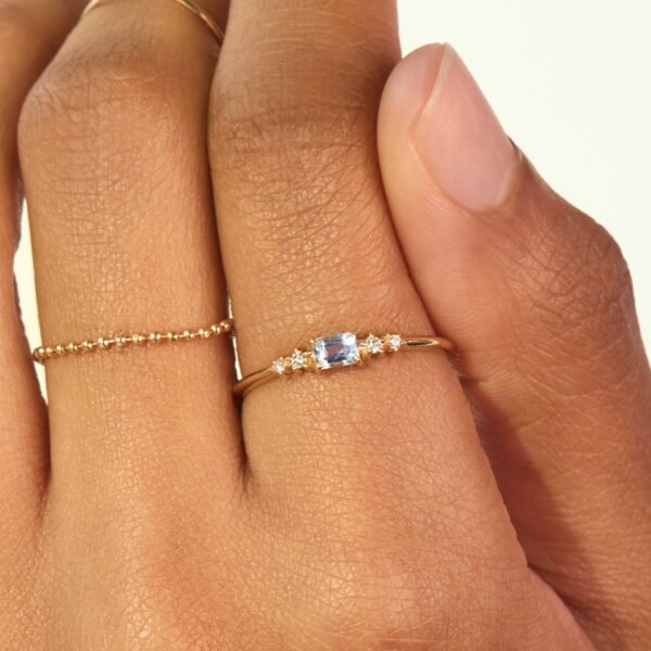 Celeste Aquamarine Ring