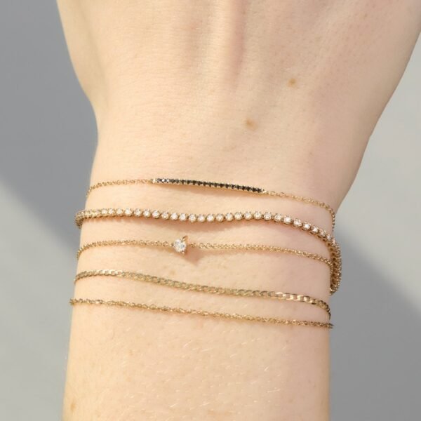 Fairy Light Black Diamond Bracelet - Image 3