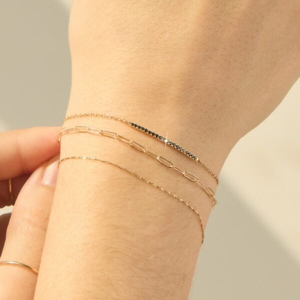 Fairy Light Black Diamond Bracelet - Image 2
