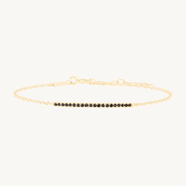 Fairy Light Black Diamond Bracelet