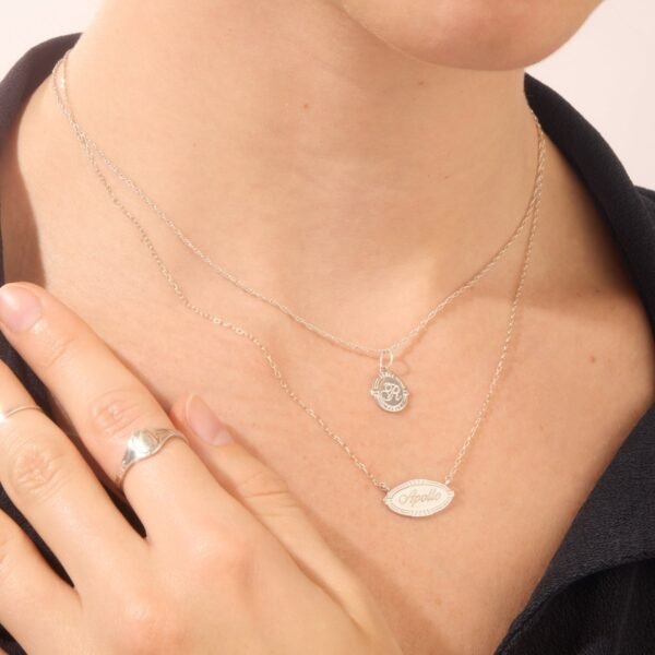 Cygnet Necklace, Silver - Image 2