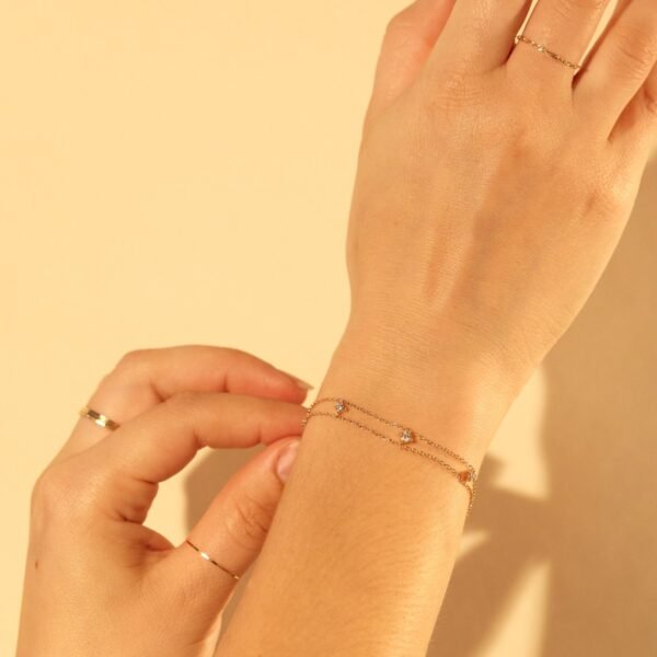 Evening Star Bracelet, Yellow Gold - Image 2