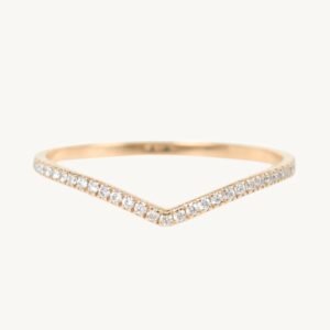 Fairy Light Eternity Diamond Curved Band