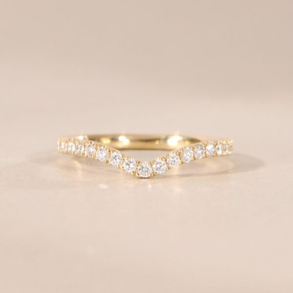 Fairy Light Supreme Eternity Diamond Curved Band - Image 7