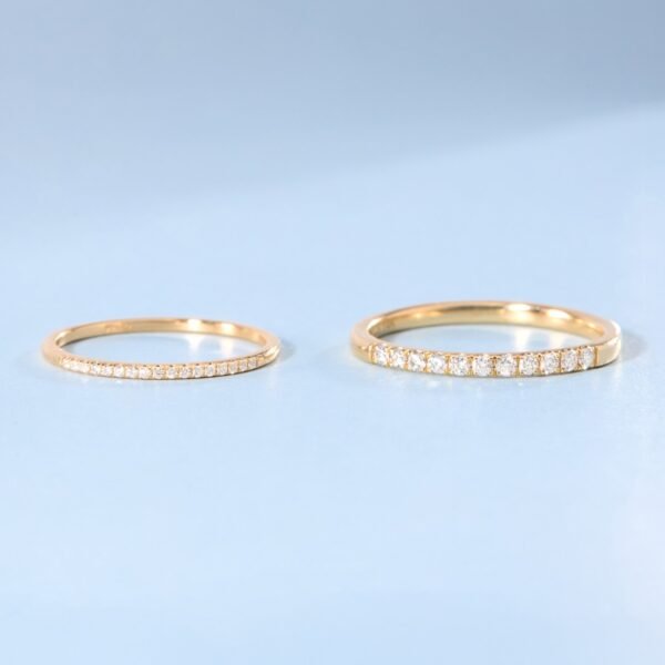Fairy Light Supreme Demi-Pavé Diamond Band - Image 5