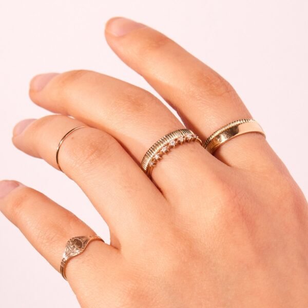 Grand Gold Fountain Ring - Image 10