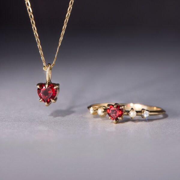 Great Heart Garnet Ring - Image 10