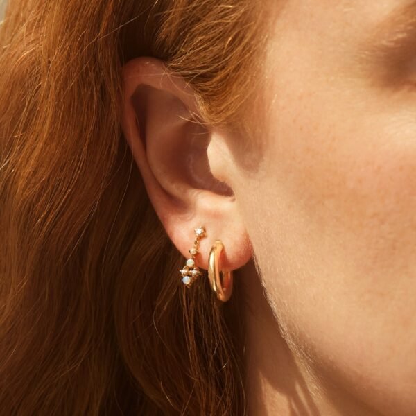 Grand Tubetti Gold Hoops (pair) - Image 7