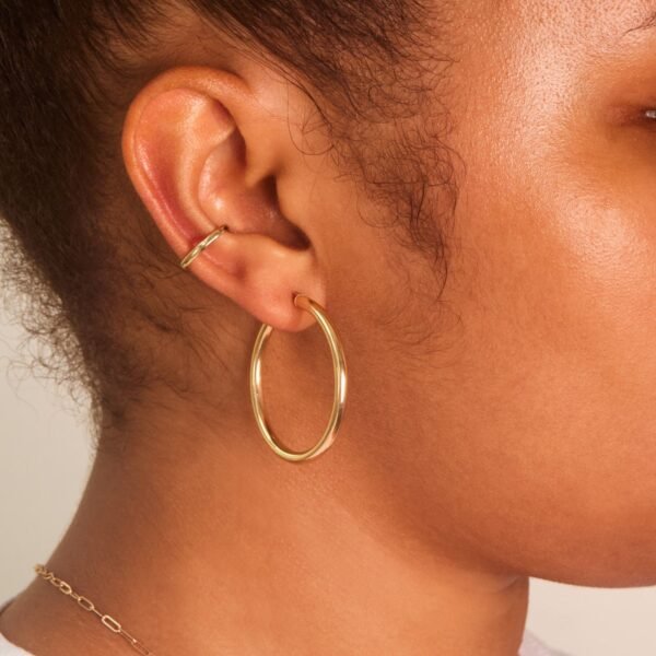 Grand Tubetti Gold Hoops (pair) - Image 5
