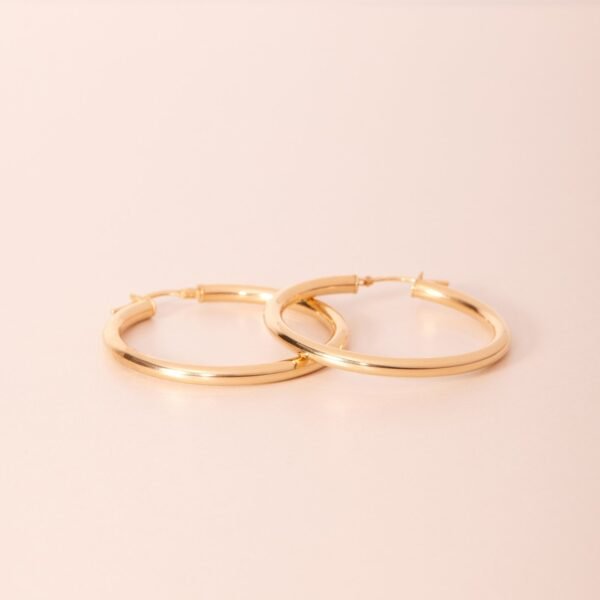 Grand Tubetti Gold Hoops (pair) - Image 14