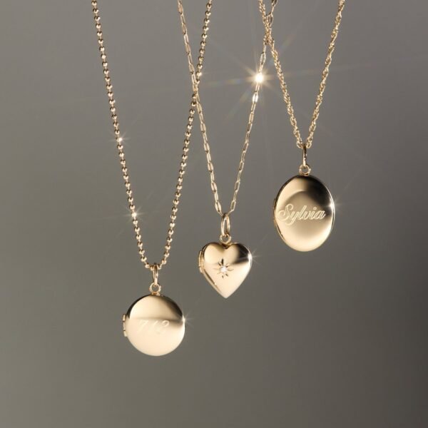 Dollhouse Oval Gold Locket, Grand - Image 10