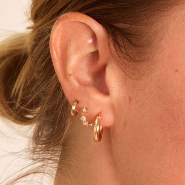 Grand Tubetti Gold Hoops (pair) - Image 6