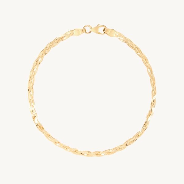 Entwined Braided Chain Bracelet
