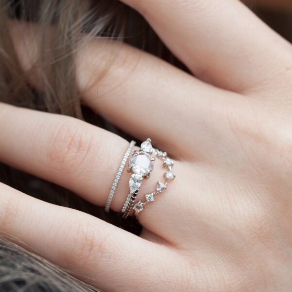 Fairy Light Eternity Diamond Band - Image 5