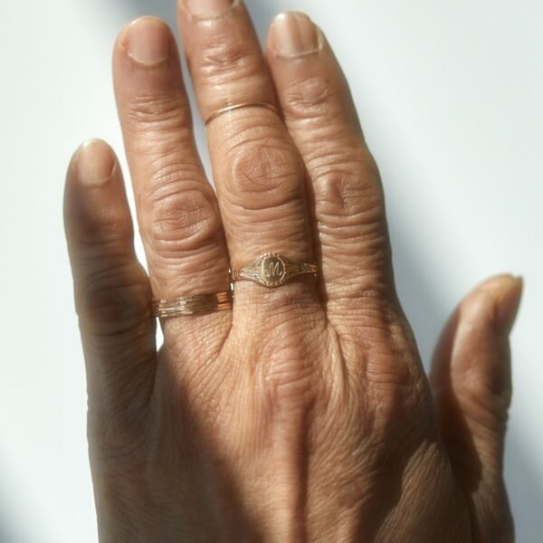 Grand Cygnet Gold Ring - Image 4