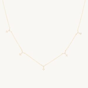 Diamond Moon Necklace