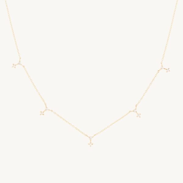 Diamond Moon Necklace